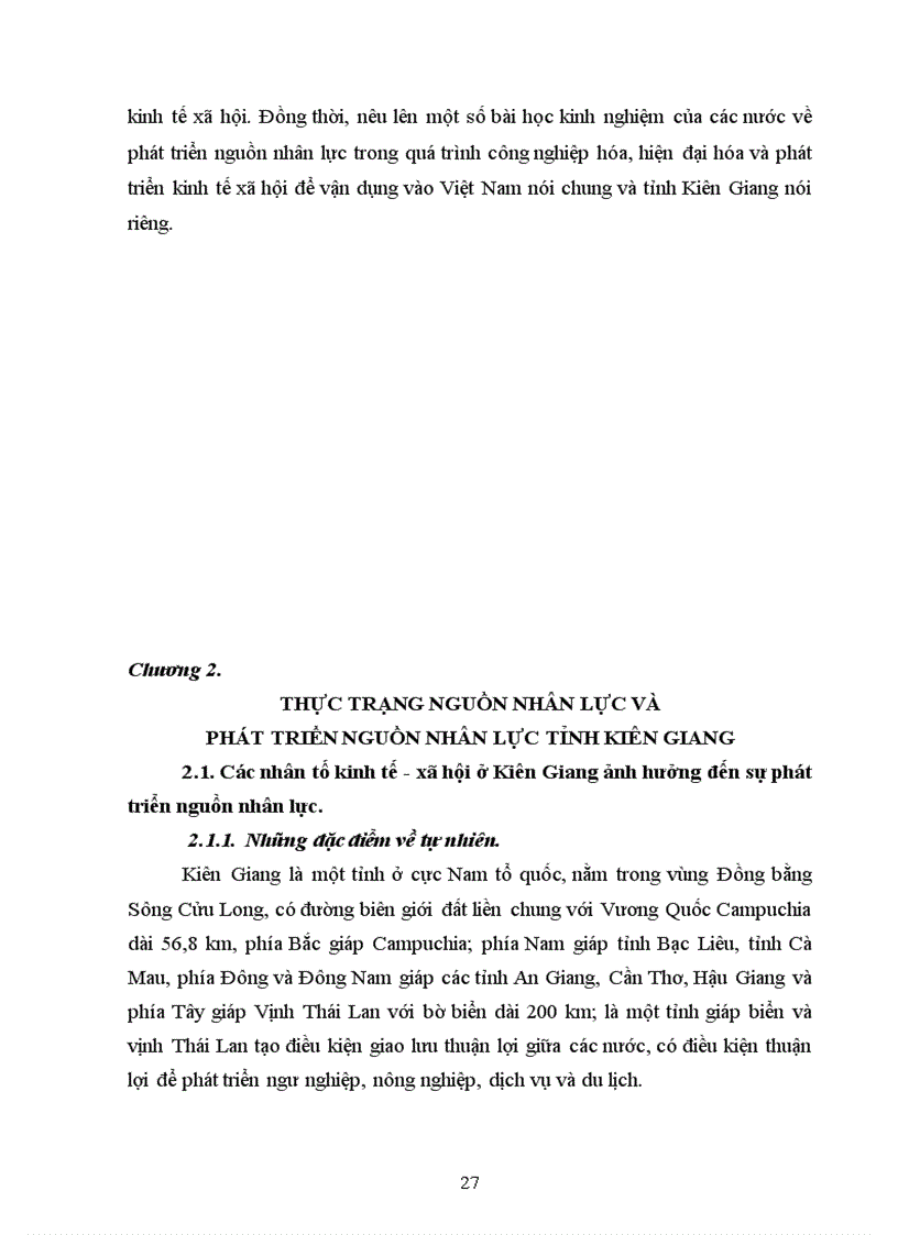 image for page Phát triển nguồn nhân lực trong quá trình phát triển kinh tế xã hội tỉnh Kiên Giang đến năm 2020
