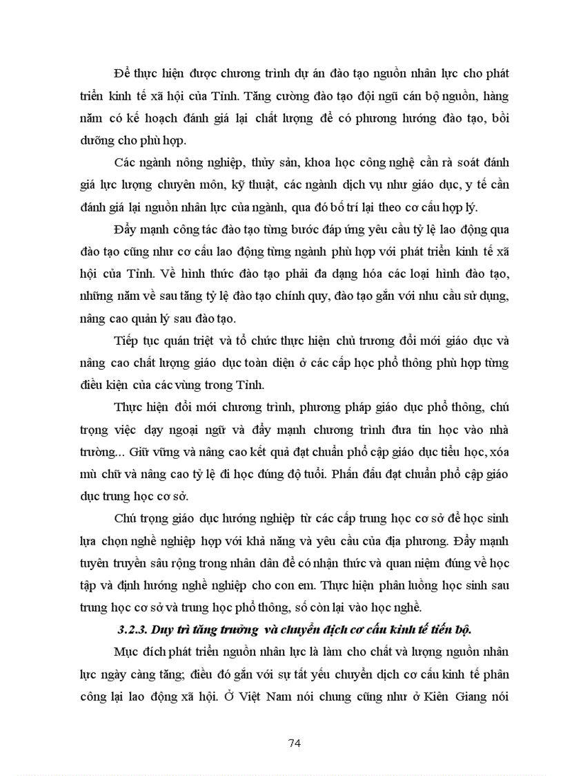 image for page Phát triển nguồn nhân lực trong quá trình phát triển kinh tế xã hội tỉnh Kiên Giang đến năm 2020