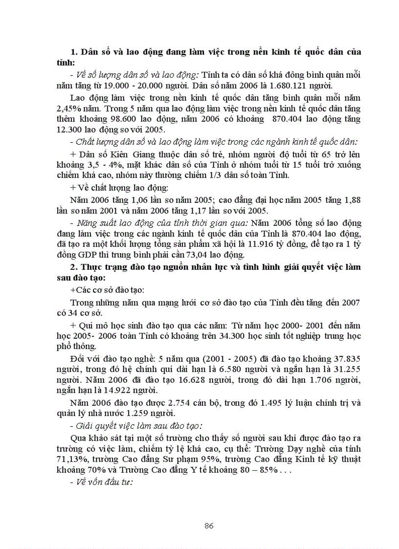 image for page Phát triển nguồn nhân lực trong quá trình phát triển kinh tế xã hội tỉnh Kiên Giang đến năm 2020