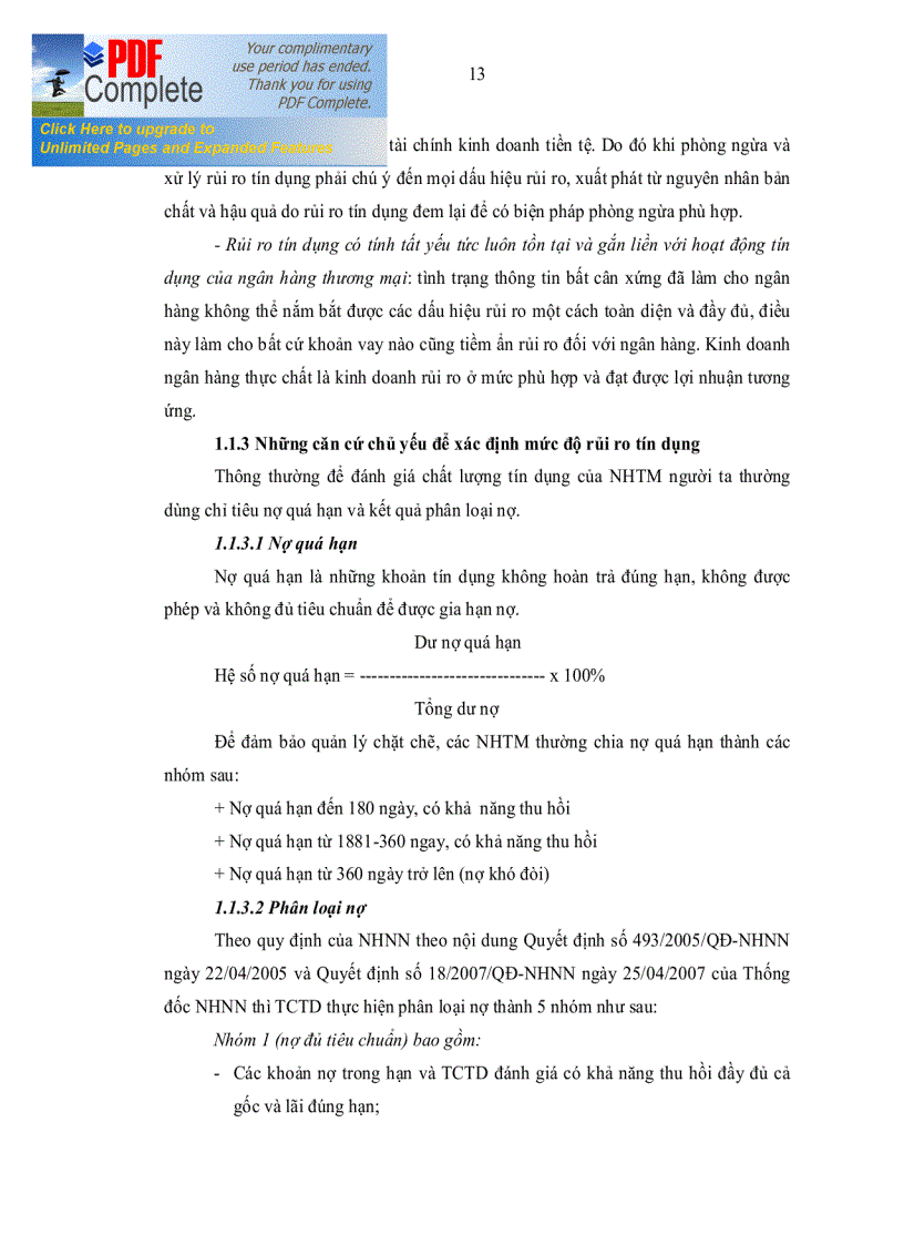 image for page Nâng cao hiệu quả quản trị rủi ro tín dụng tại Ngân hàng TMCP Ngoại thương Việt Nam