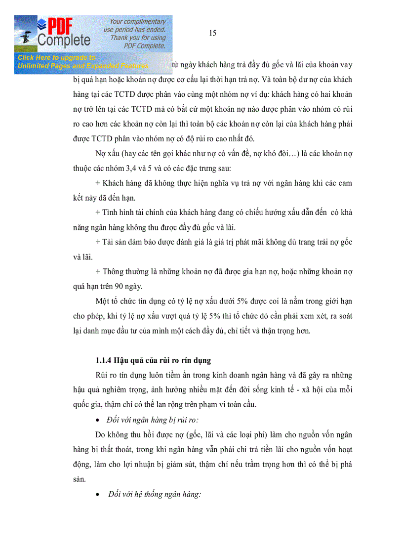 image for page Nâng cao hiệu quả quản trị rủi ro tín dụng tại Ngân hàng TMCP Ngoại thương Việt Nam