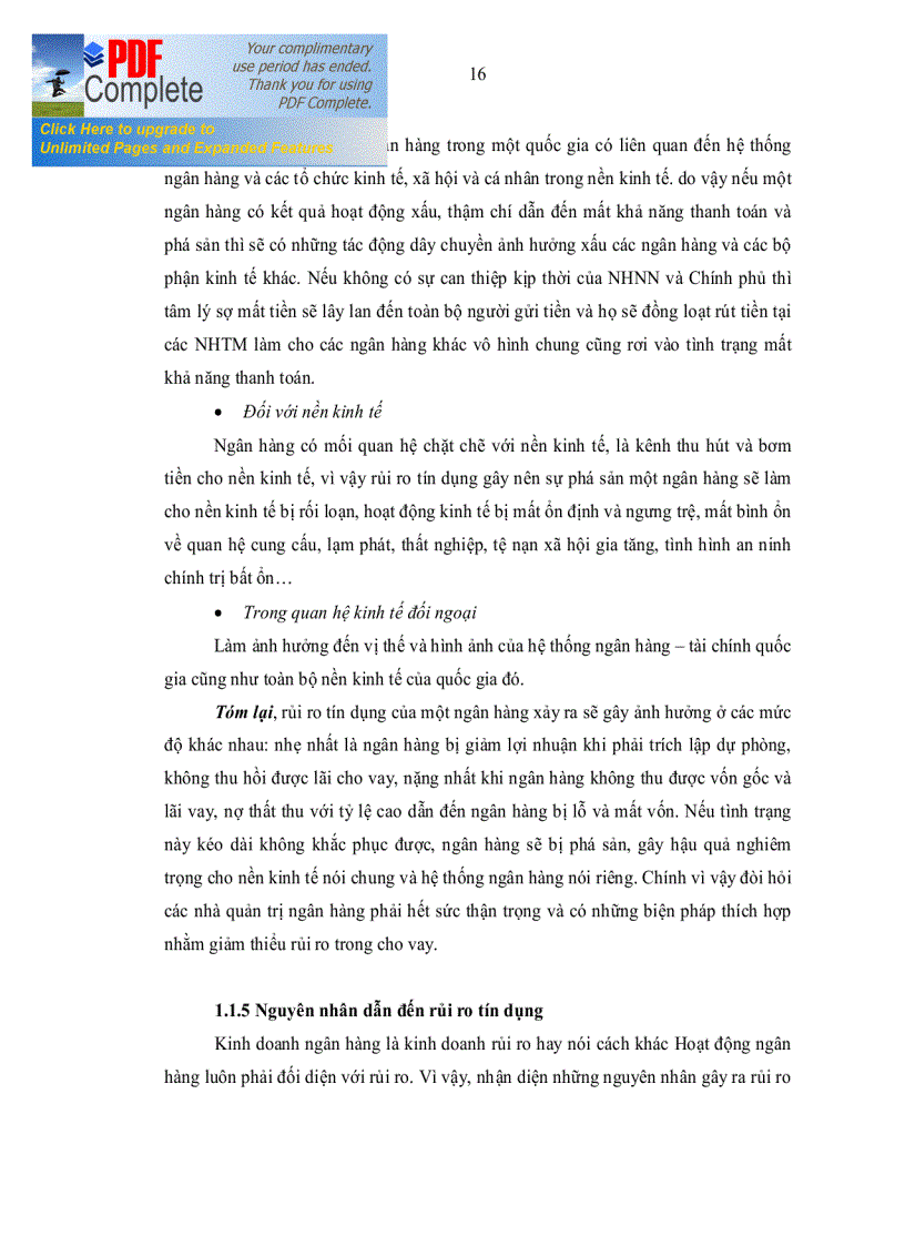 image for page Nâng cao hiệu quả quản trị rủi ro tín dụng tại Ngân hàng TMCP Ngoại thương Việt Nam