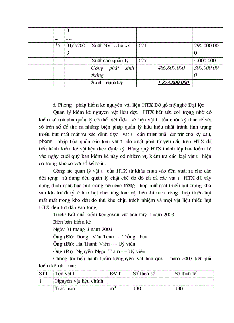 image for page Kế toán nguyên vật liệu tại HTX Đồ gỗ mỹ nghệ Đại Lộc Bắc ninh