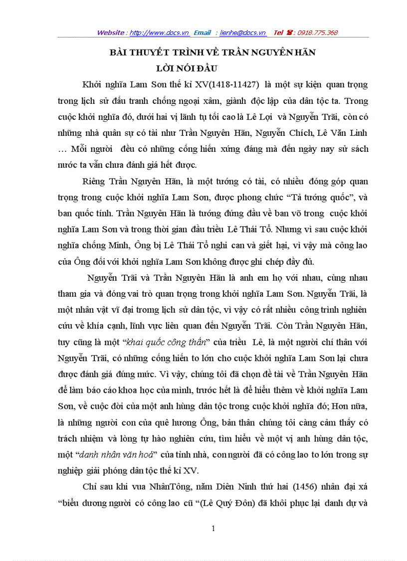 image for page Bài thuyết trình về trần nguyên hãn