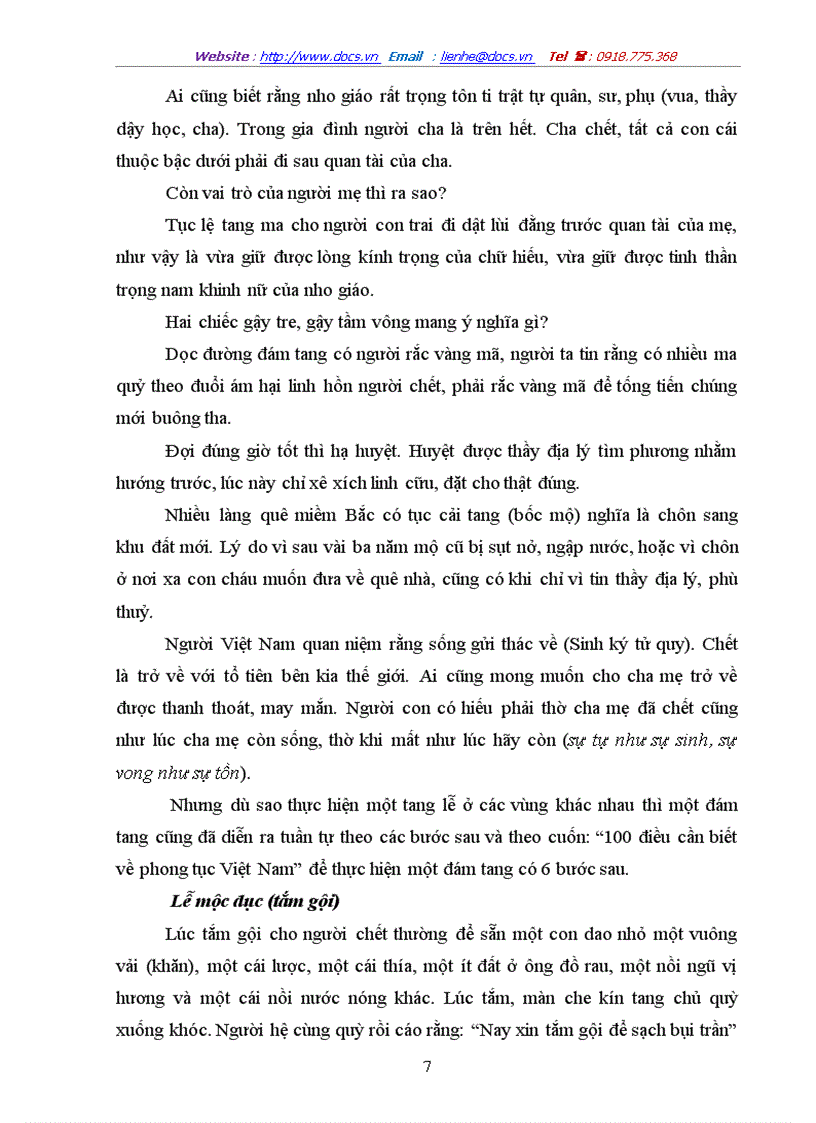 image for page Môt số phong tục tập quan về tang ma của các dân tộc người việt nam