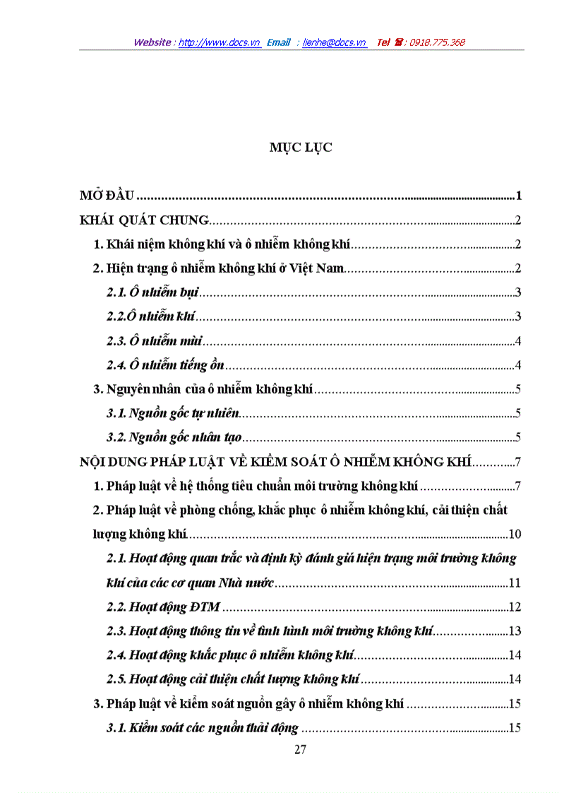 image for page Đánh giá thực trạng pháp luật và thực tiễn áp dụng pháp luật về việc kiểm soát ô nhiễm không khí tại Việt Nam