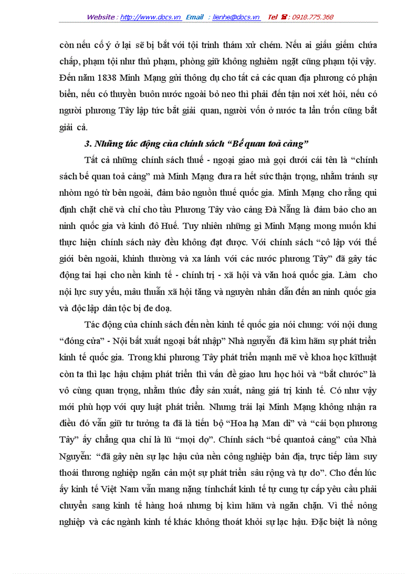 image for page Sự hình thành và tác động của chính sách bế quan toả cảng dưới triều minh mạng