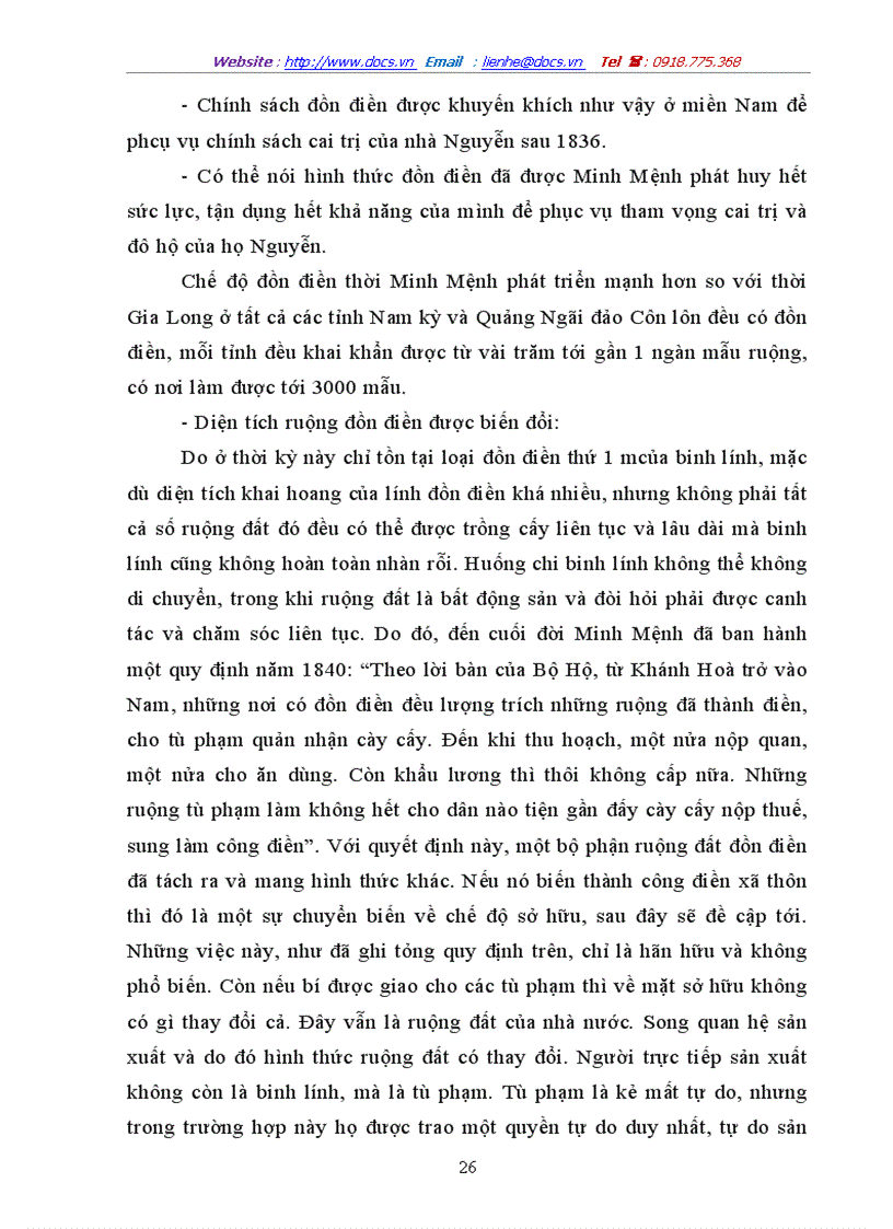 image for page Chính sách khẩn hoang của triều nguyễn dưới thời vua minh mệnh