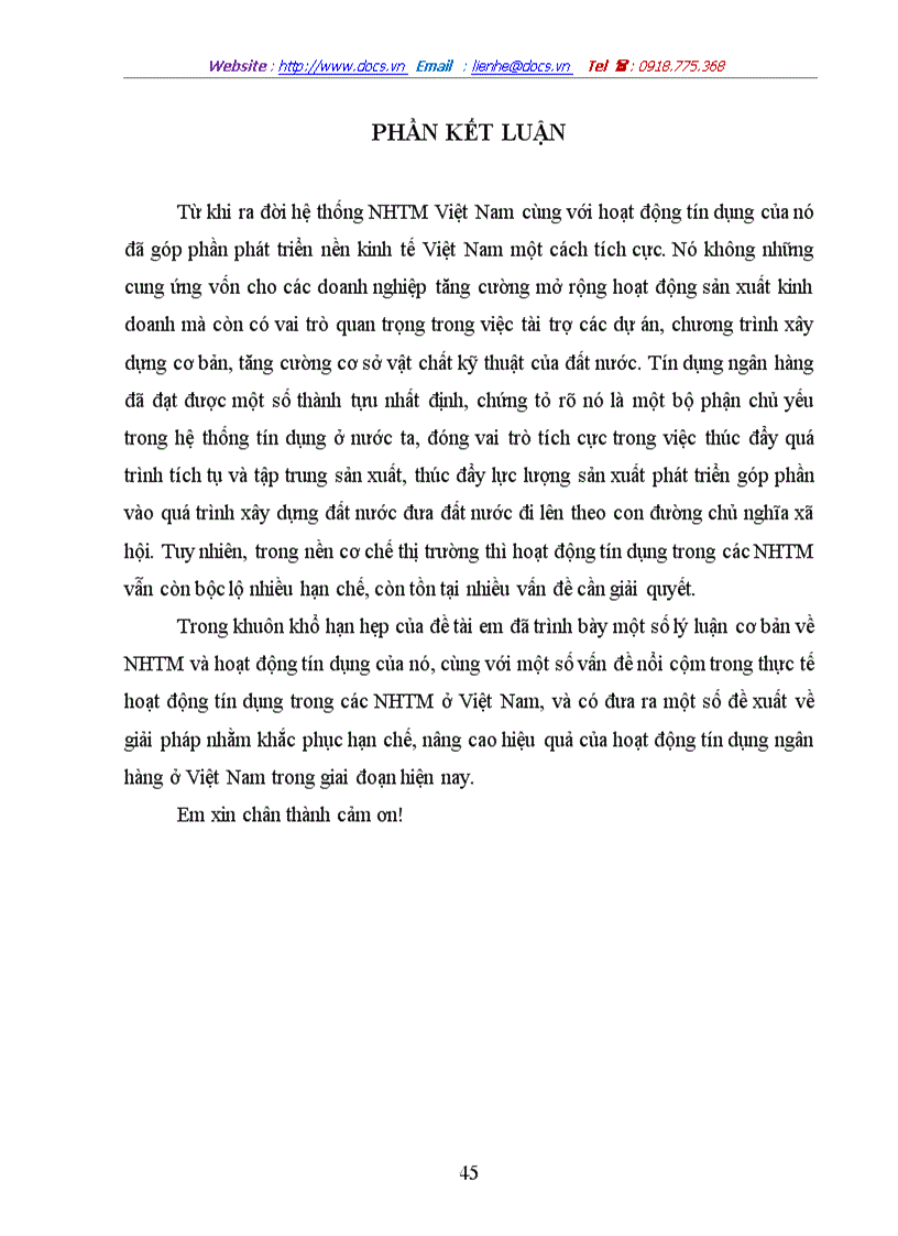 image for page Hoạt động tín dụng của hệ thống Ngân hàng thương mại NHTM Việt Nam trong giai đoạn hiện nay