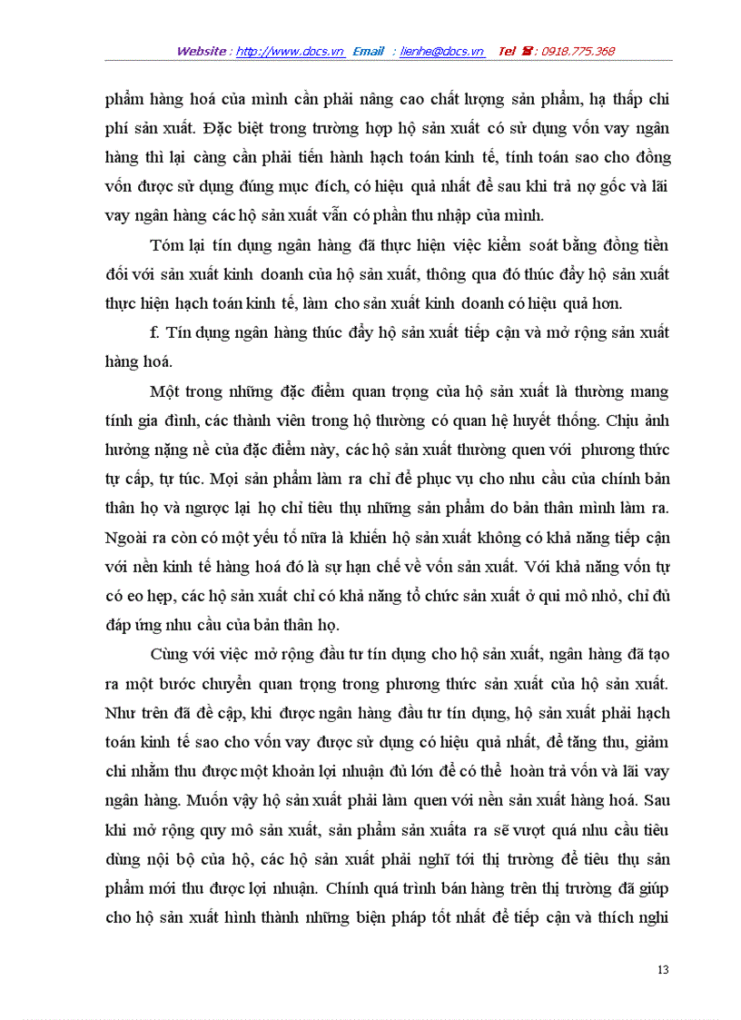 image for page Một số giải pháp mở rộng và nâng cao chất lượng tín dụng hộ sản xuất tại NHNo PTNT Đoan Hùng