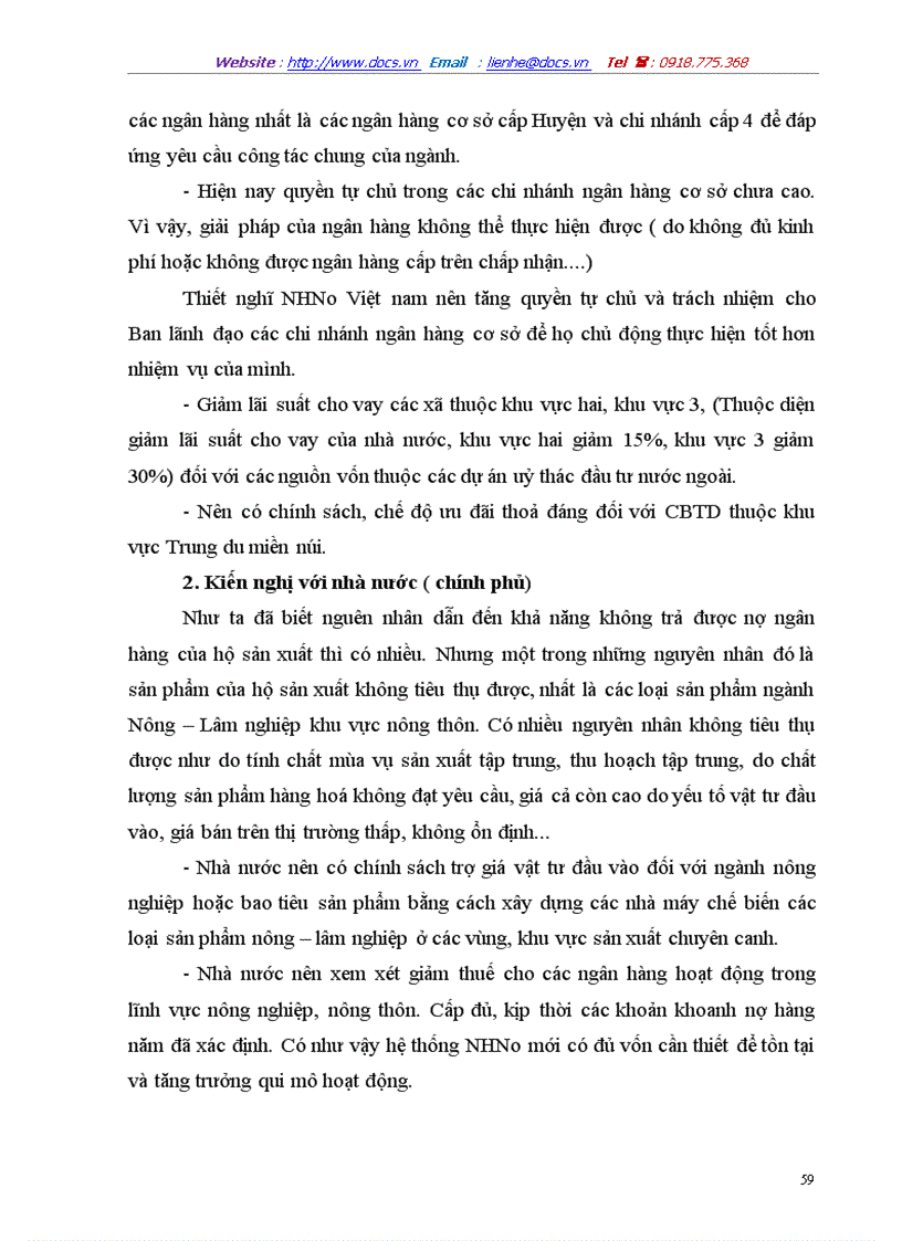 image for page Một số giải pháp mở rộng và nâng cao chất lượng tín dụng hộ sản xuất tại NHNo PTNT Đoan Hùng