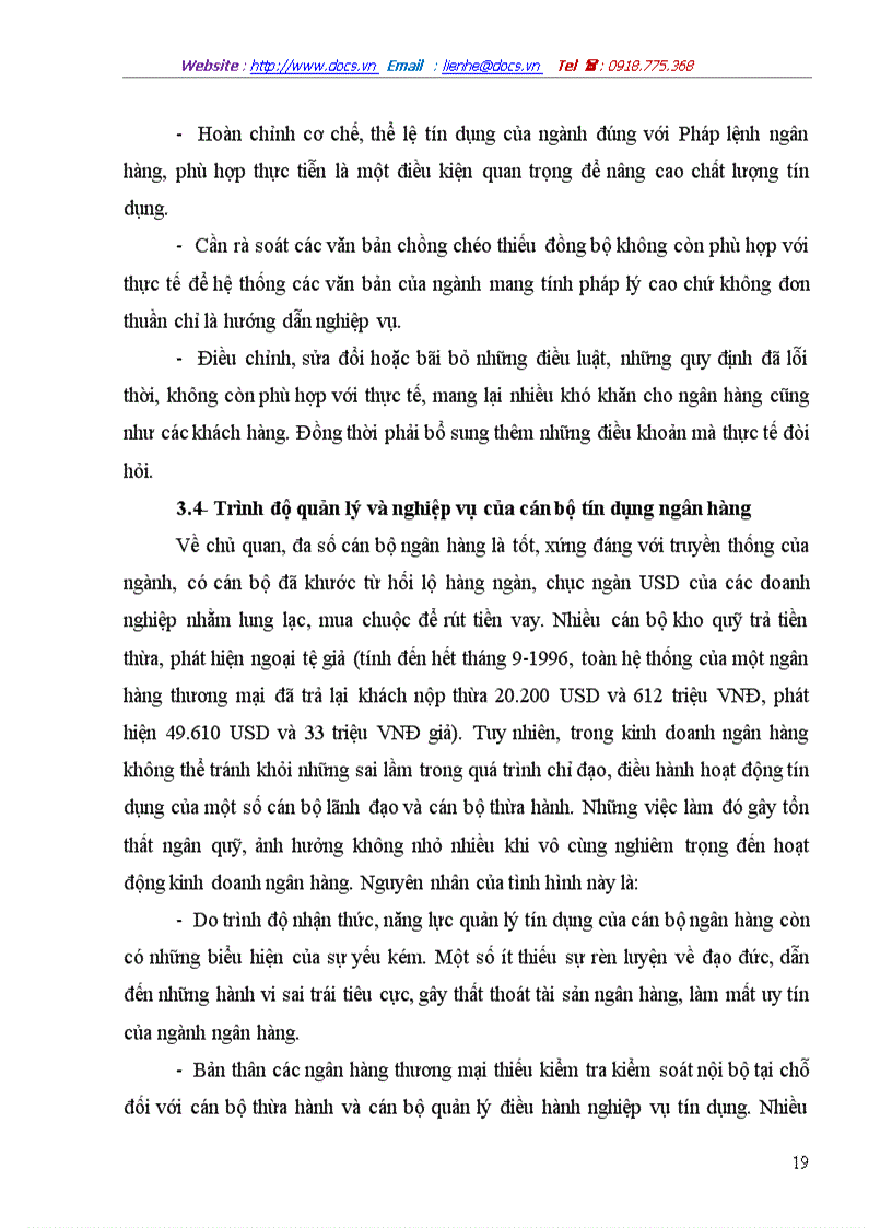 image for page Hoạt động tín dụng của hệ thống Ngân hàng thương mại Việt Nam hiện nay