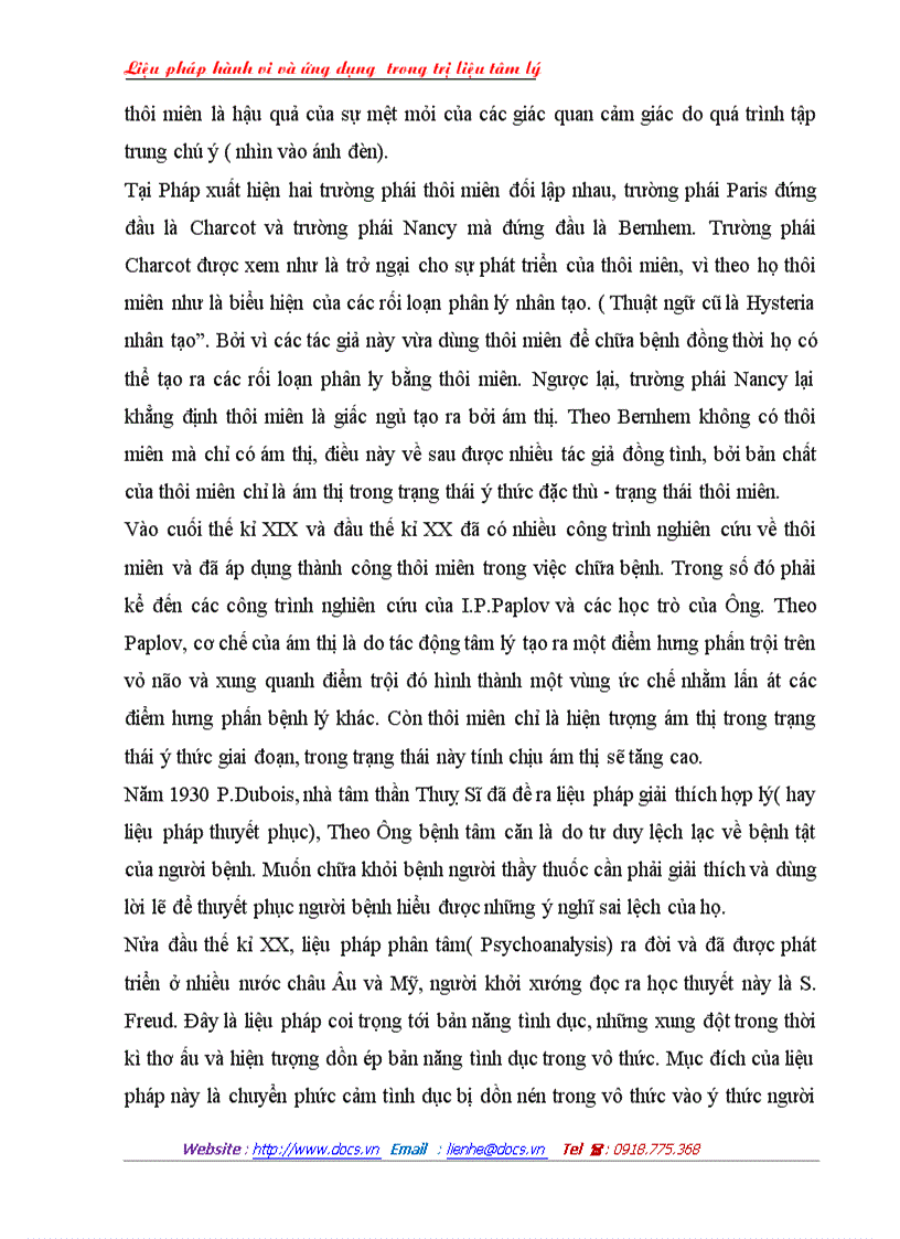 image for page Liệu pháp hành vi và ứng dụng trong trị liệu tâm lý