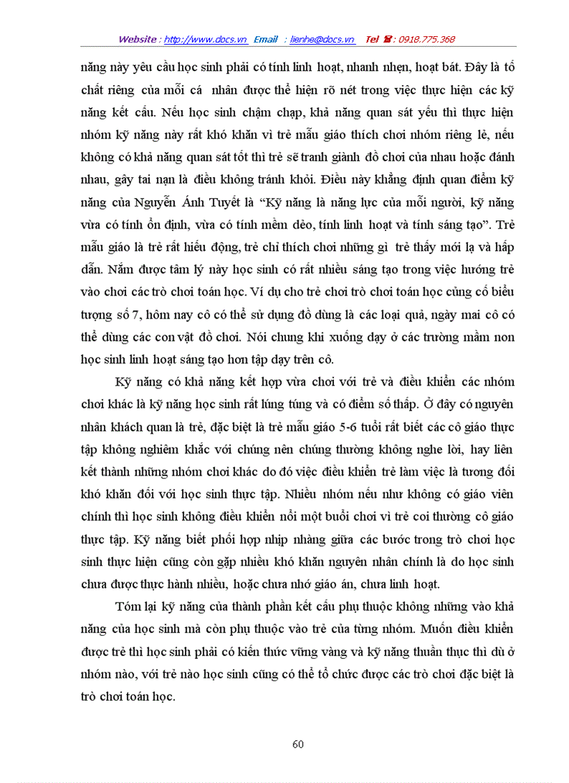 image for page Nghiên cứu kỹ năng tổ chức trò chơi toán học cho trẻ 5 6 tuổi của học sinh trường TCSP mầm non Thái Bình