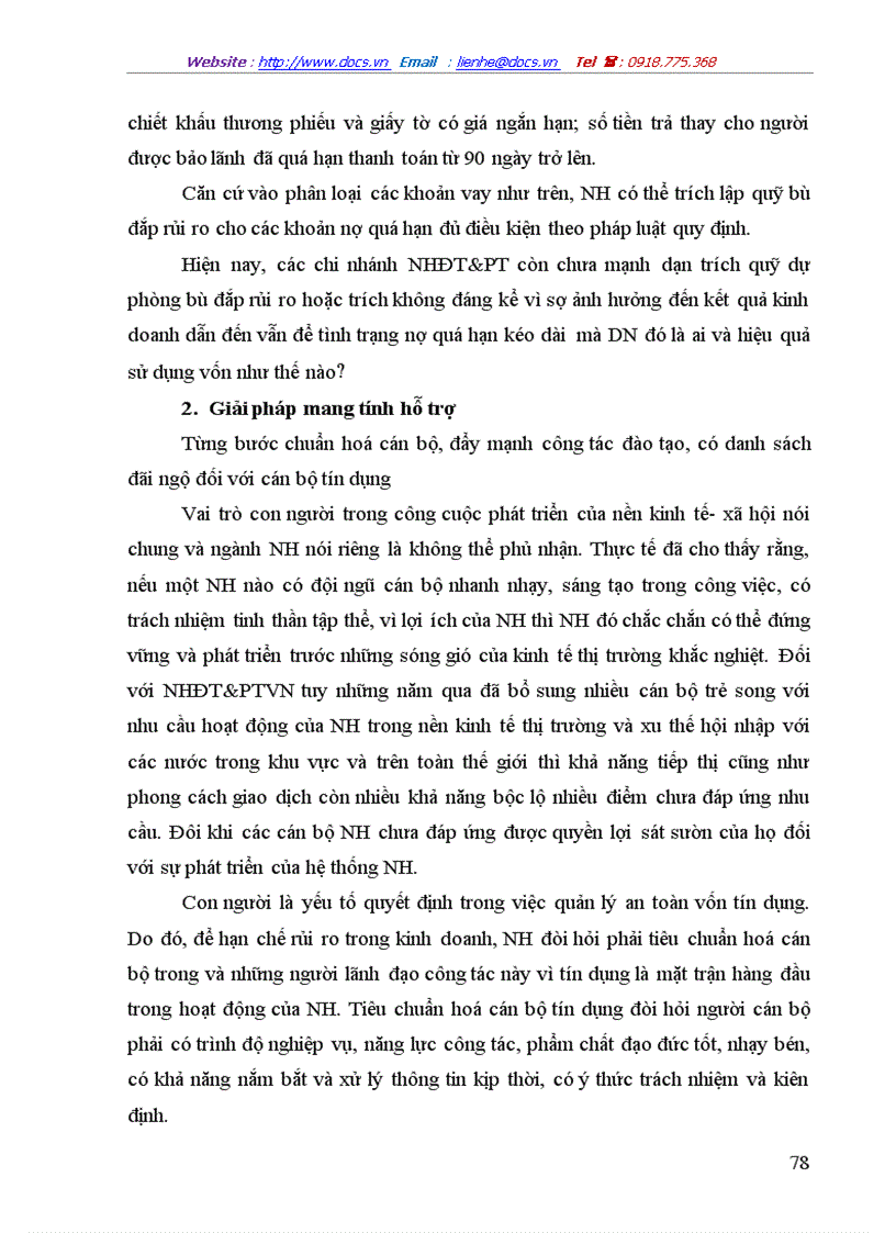 image for page Giải pháp nâng cao hiệu quả tín dụng trung dài hạn tại Ngân hàng đầu tư và phát triển Việt Nam