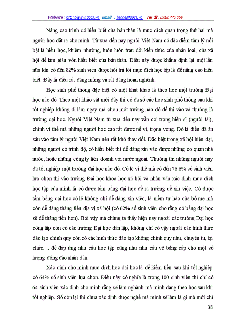 image for page Động cơ học tập của sinh viên năm thứ nhất Trường đại học khoa học xã hội và nhân văn
