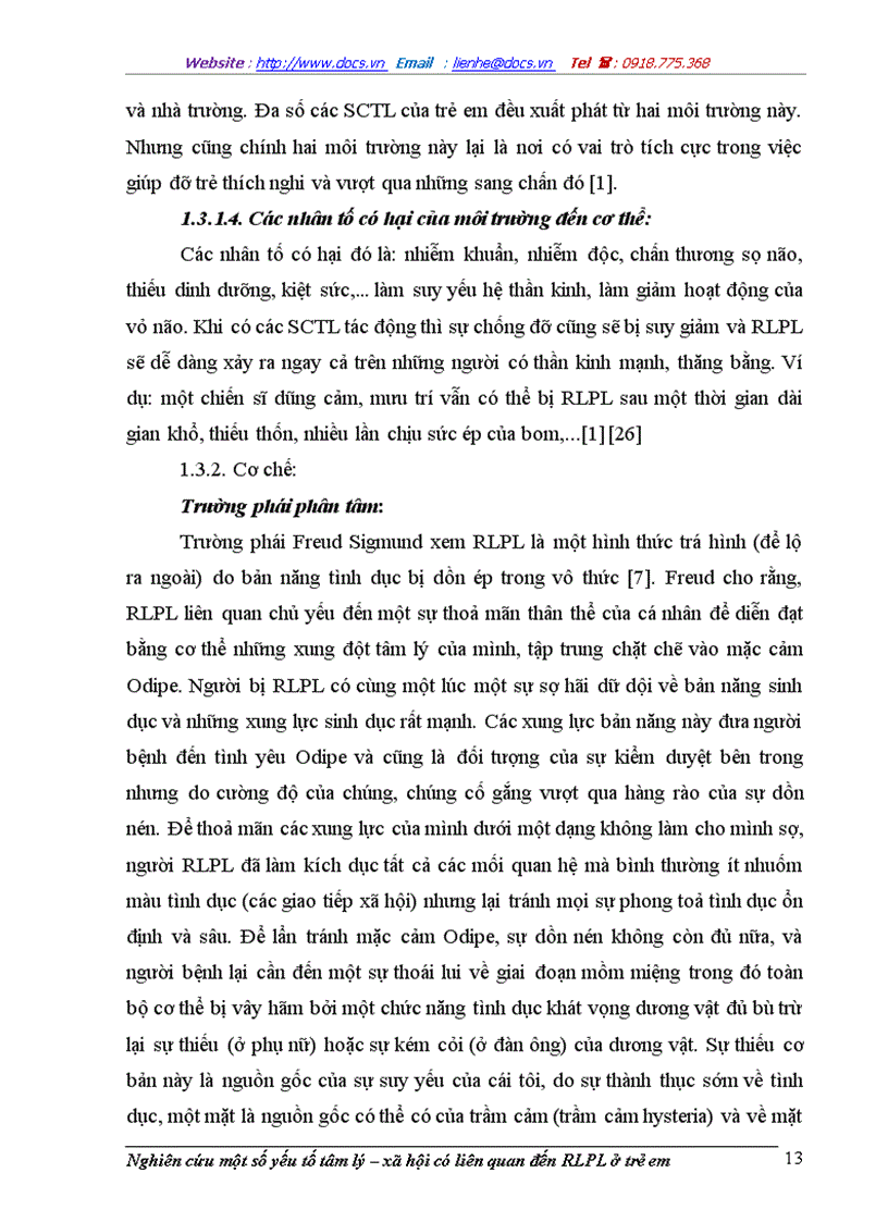 image for page Nghiên cứu một số yếu tố tâm lý xã hội có liên quan đến rối loạn phân ly ở trẻ em