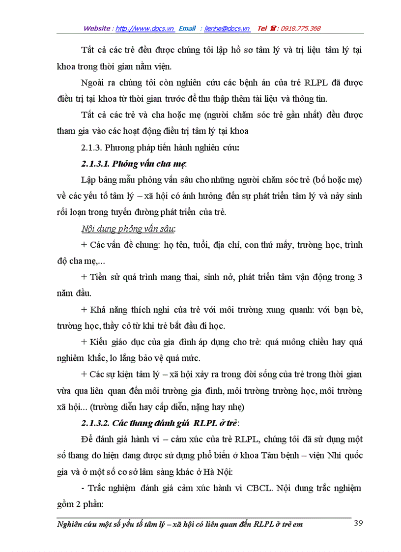 image for page Nghiên cứu một số yếu tố tâm lý xã hội có liên quan đến rối loạn phân ly ở trẻ em