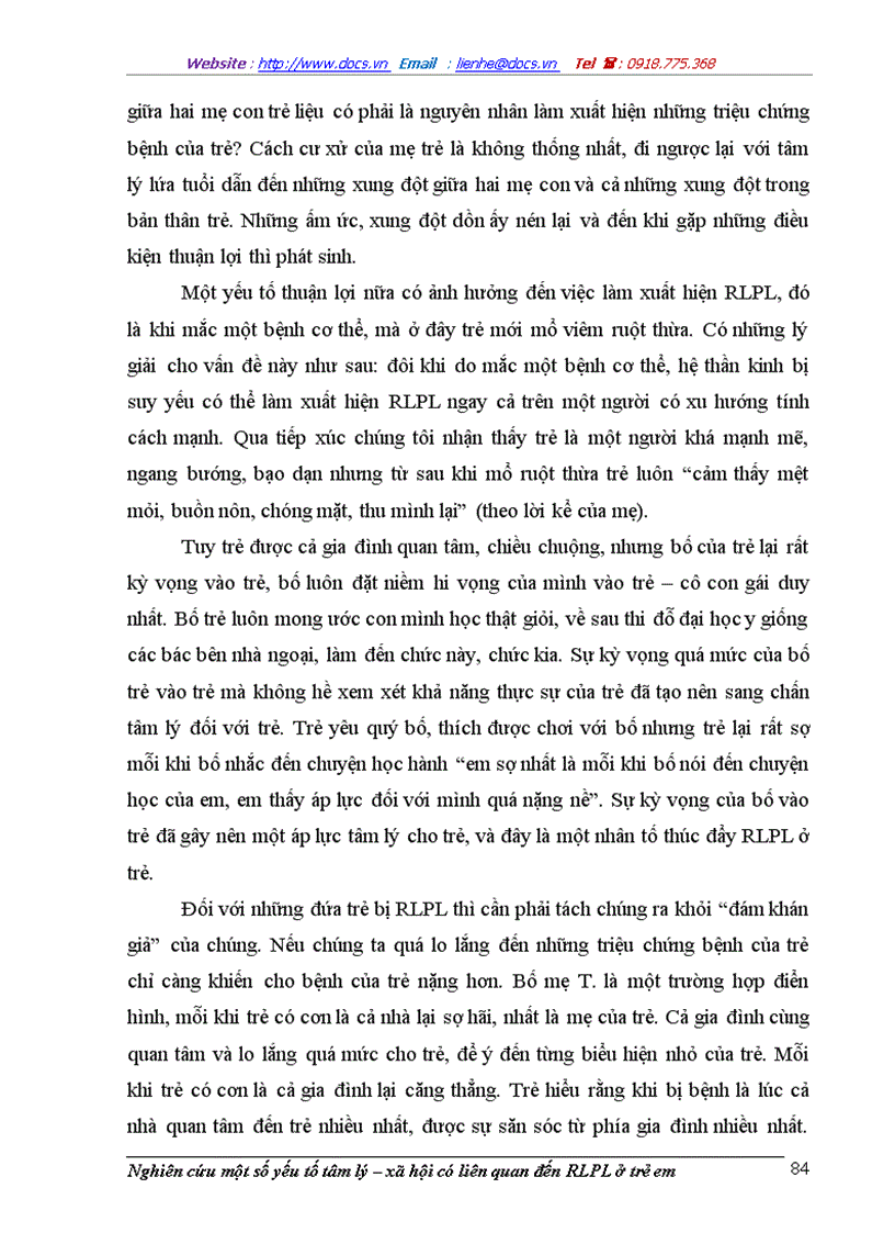image for page Nghiên cứu một số yếu tố tâm lý xã hội có liên quan đến rối loạn phân ly ở trẻ em