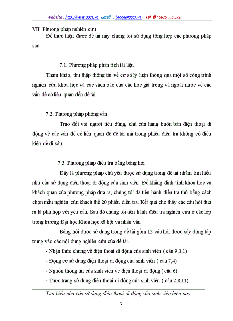 image for page Tìm hiểu nhu cầu sử dụng điện thoại di động của sinh viên hiện nay
