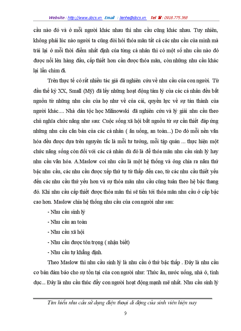 image for page Tìm hiểu nhu cầu sử dụng điện thoại di động của sinh viên hiện nay