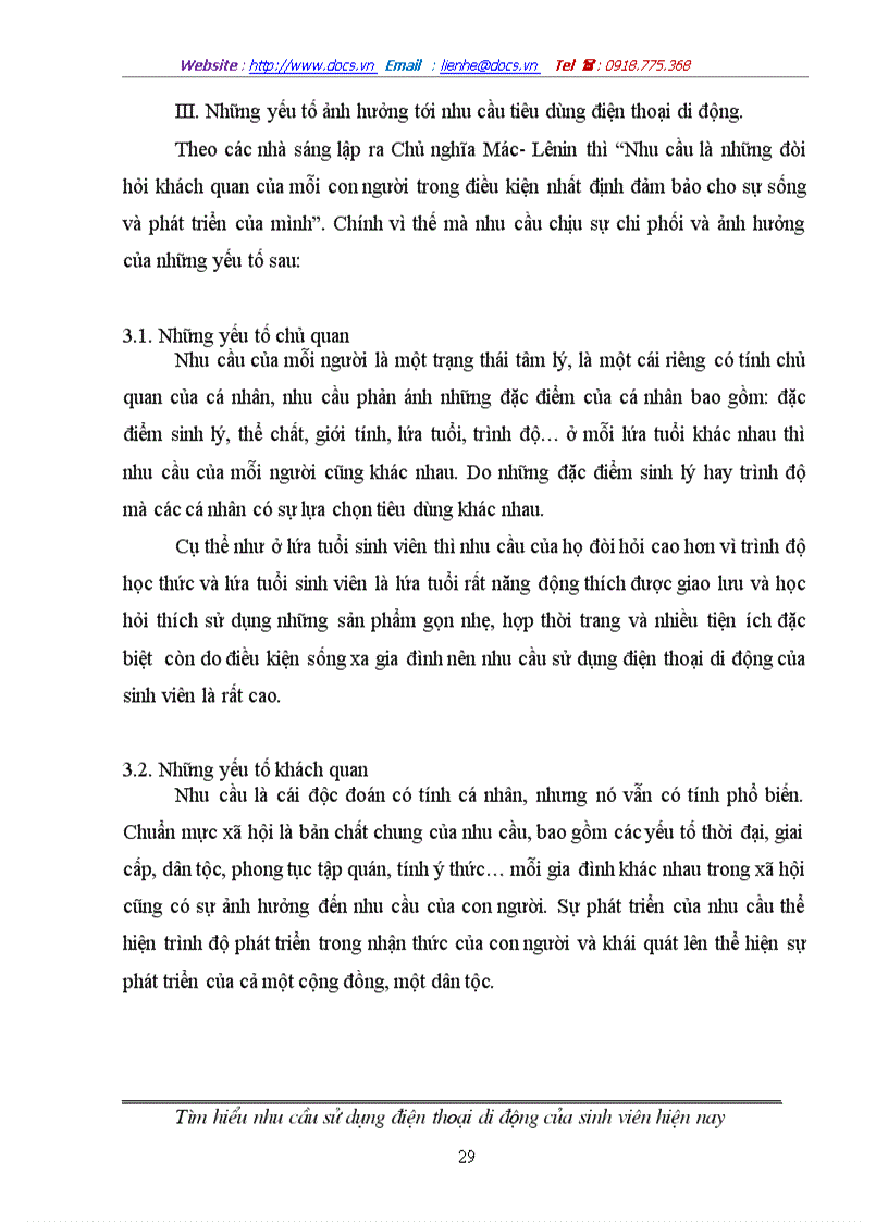 image for page Tìm hiểu nhu cầu sử dụng điện thoại di động của sinh viên hiện nay