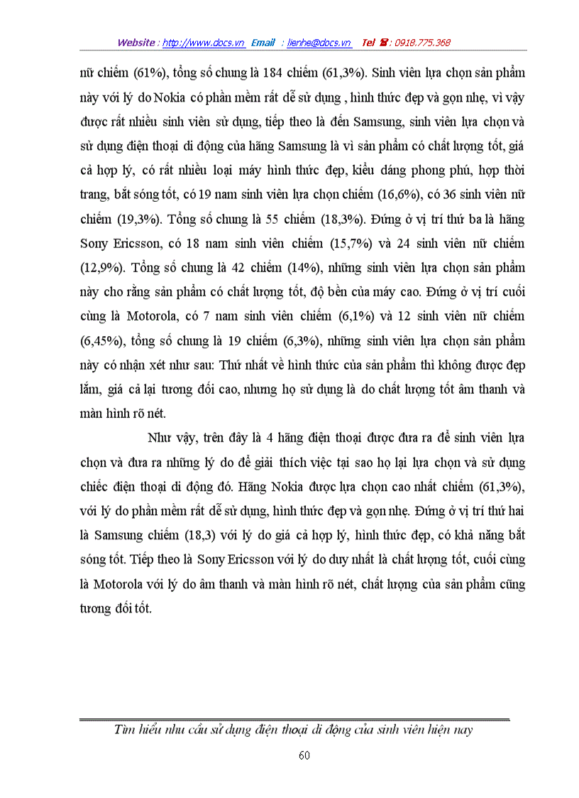 image for page Tìm hiểu nhu cầu sử dụng điện thoại di động của sinh viên hiện nay