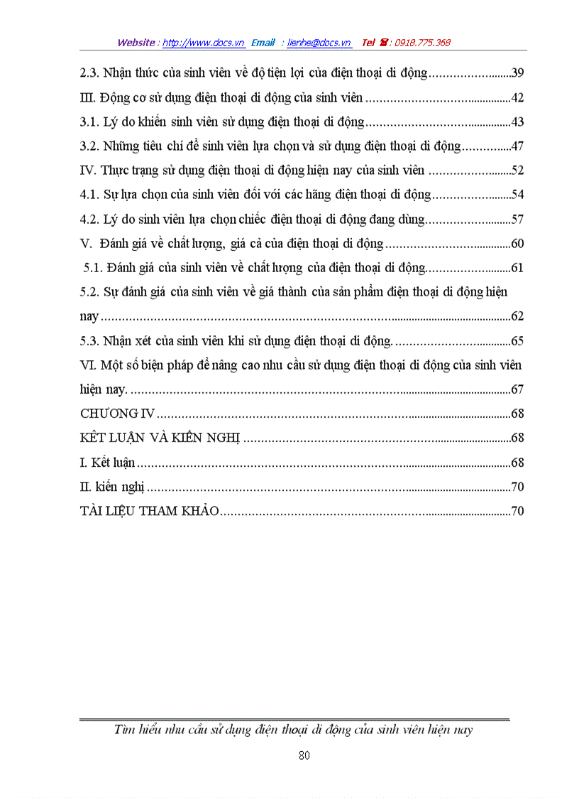 image for page Tìm hiểu nhu cầu sử dụng điện thoại di động của sinh viên hiện nay