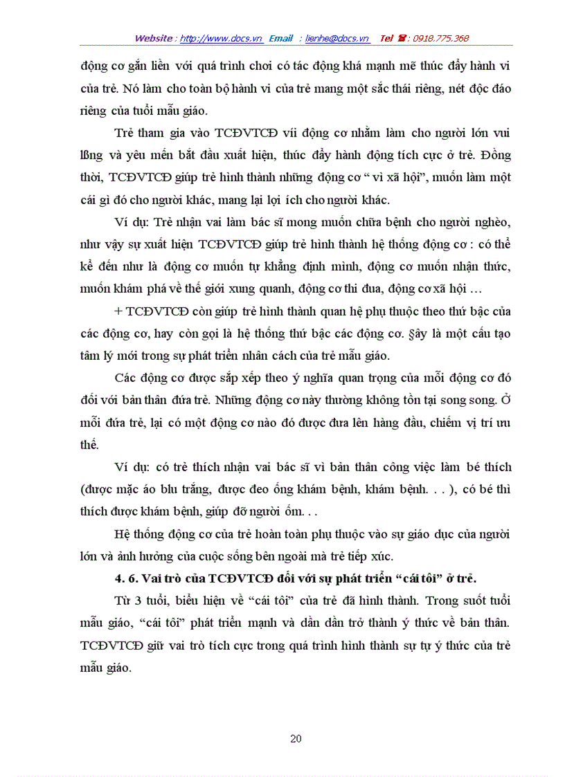 image for page Trò chơi đóng vai theo chủ đề và vai trò của nó đối với sự phát triển tâm lý trẻ em tuổi mẫu giáo