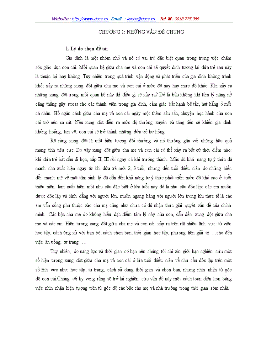 image for page Tìm hiểu một số hiện tượng xung đột trong mối quan hệ giữa cha mẹ và con cái về nhu cầu độc lập ở lứa tuổi thiếu niêtrên địa bàn hà nội