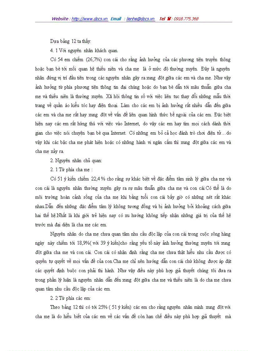 image for page Tìm hiểu một số hiện tượng xung đột trong mối quan hệ giữa cha mẹ và con cái về nhu cầu độc lập ở lứa tuổi thiếu niêtrên địa bàn hà nội