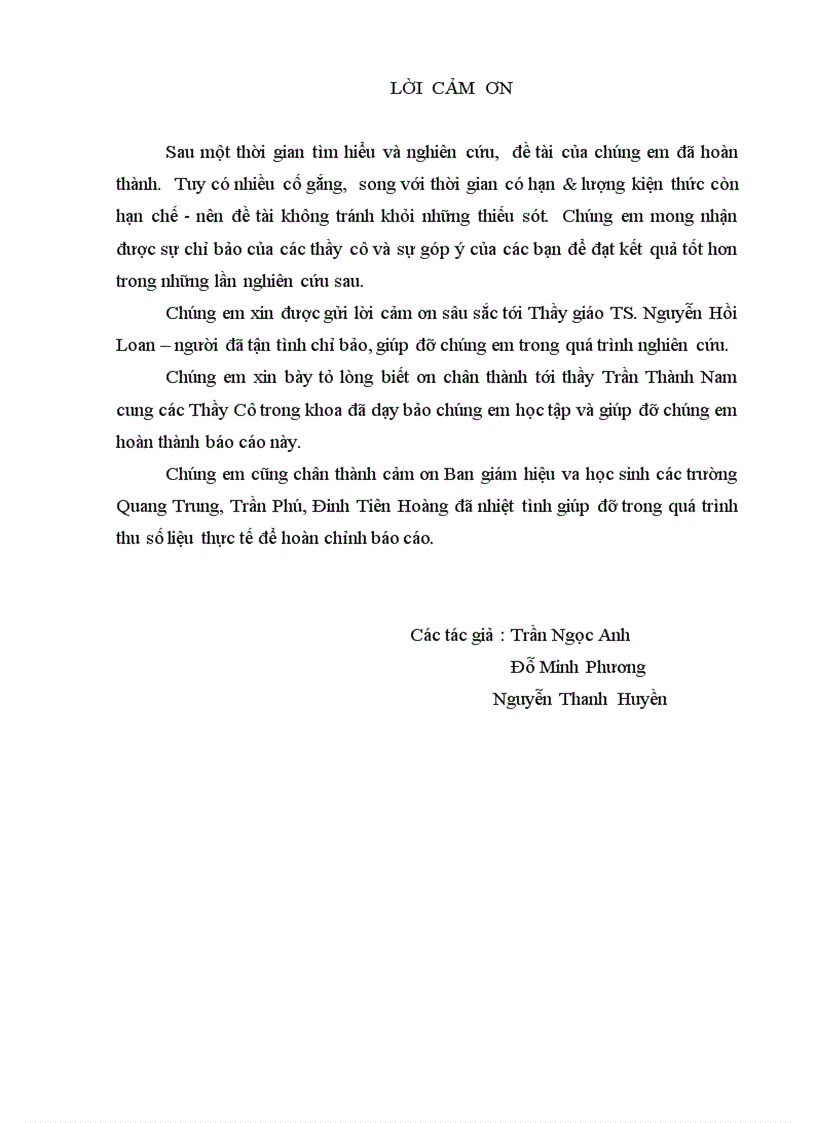 image for page Tìm hiểu thái độ của học sinh một số trường PTTH ở Hà Nội khi được giáo dục SKSSVTN