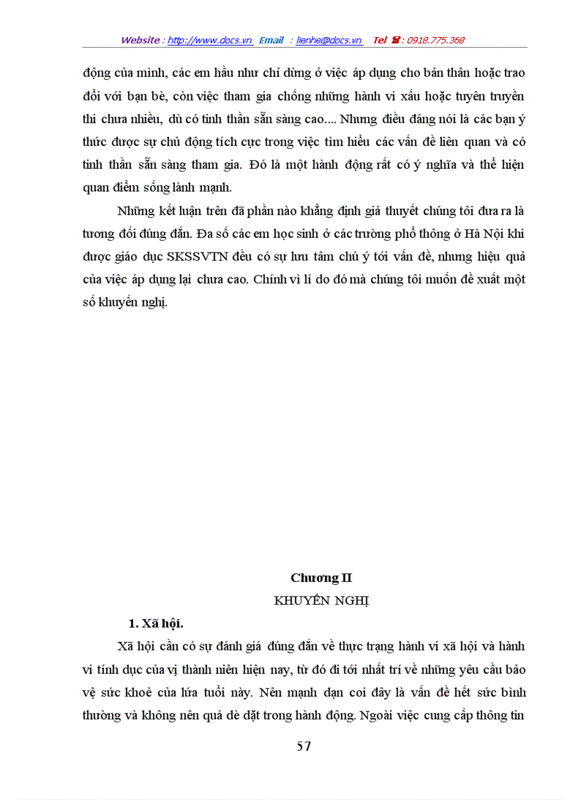 image for page Tìm hiểu thái độ của học sinh một số trường PTTH ở Hà Nội khi được giáo dục SKSSVTN