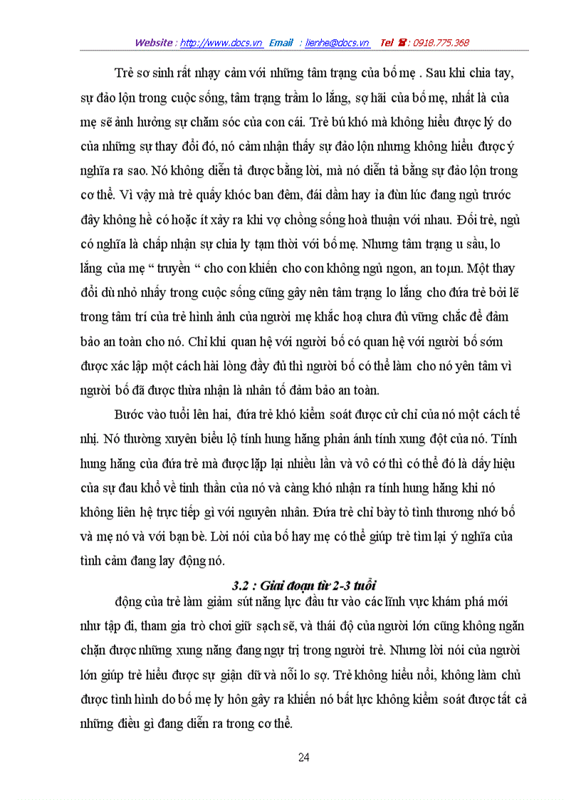 image for page Đời sống tâm lý của trẻ sau khi cha mẹ ly hôn