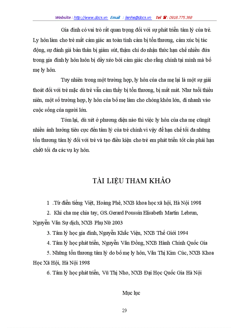 image for page Đời sống tâm lý của trẻ sau khi cha mẹ ly hôn