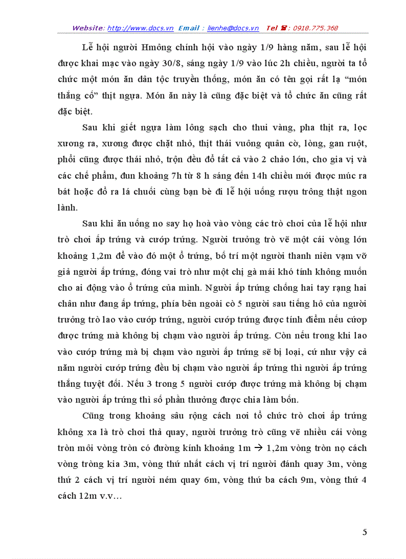 image for page Văn hoá lễ hội dân tộc Hmông