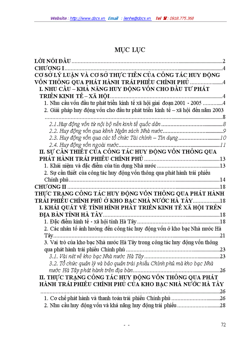 image for page Một số giải pháp huy động vốn thông qua phát hành trái phiếu Chính phủ ở kho bạc Nhà nước Hà Tây
