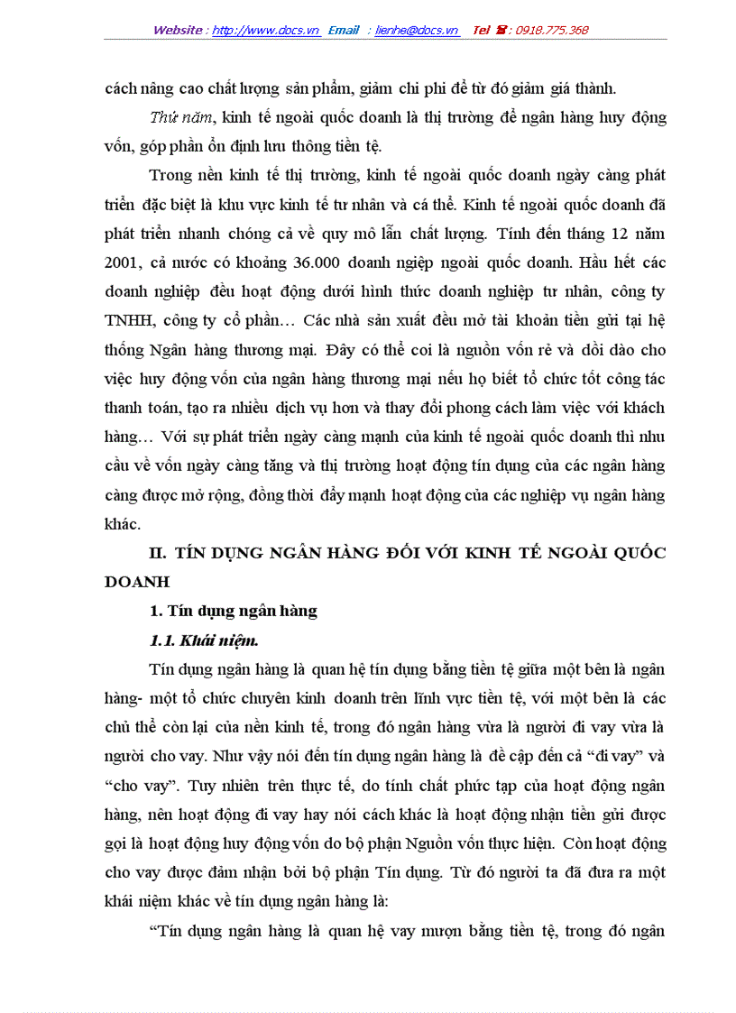 image for page Giải pháp nâng cao chất lượng tín dụng đối với thành phần kinh tế ngoài quốc doanh tại Ngân hàng Công thương Hoàn Kiếm