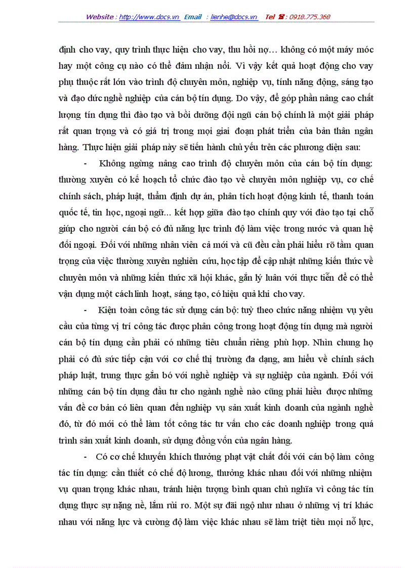 image for page Giải pháp nâng cao chất lượng tín dụng đối với thành phần kinh tế ngoài quốc doanh tại Ngân hàng Công thương Hoàn Kiếm