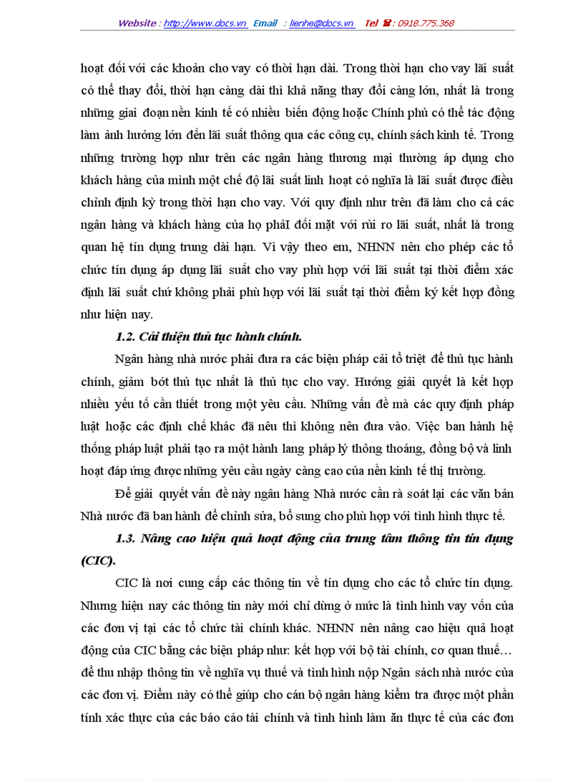 image for page Giải pháp nâng cao chất lượng tín dụng đối với thành phần kinh tế ngoài quốc doanh tại Ngân hàng Công thương Hoàn Kiếm