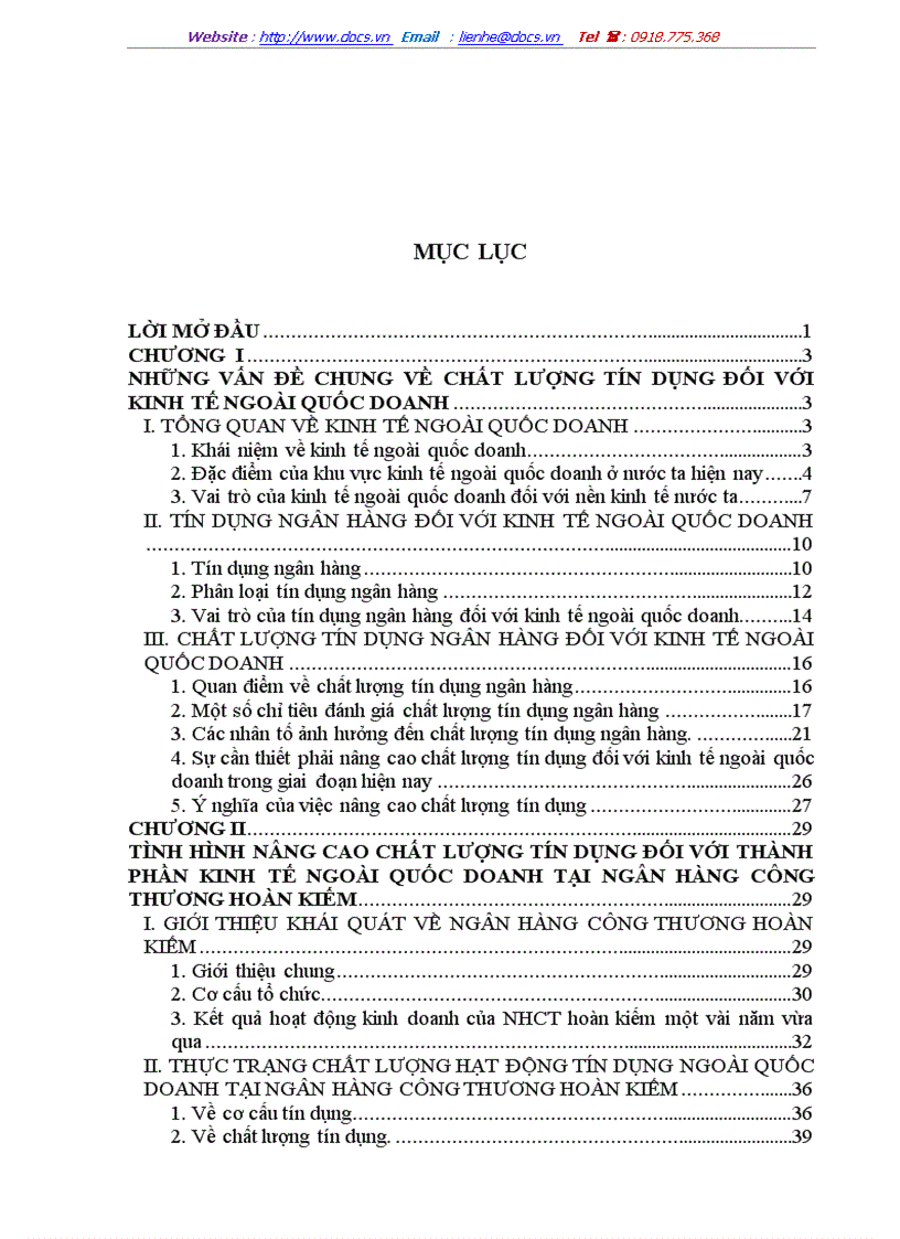 image for page Giải pháp nâng cao chất lượng tín dụng đối với thành phần kinh tế ngoài quốc doanh tại Ngân hàng Công thương Hoàn Kiếm
