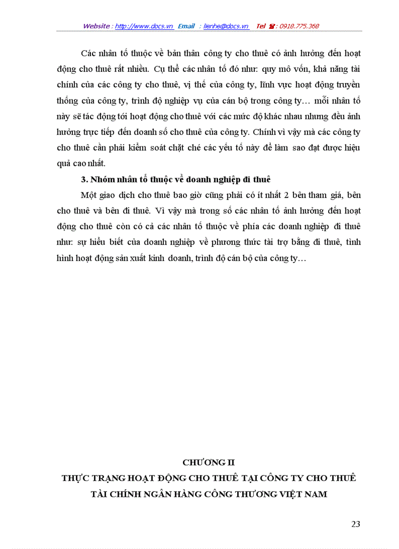 image for page Giải pháp hoàn thiện và phát triển hoạt động cho thuê tài chính tại Công ty cho thuê tài chính Ngân hàng Công thương Việt Nam