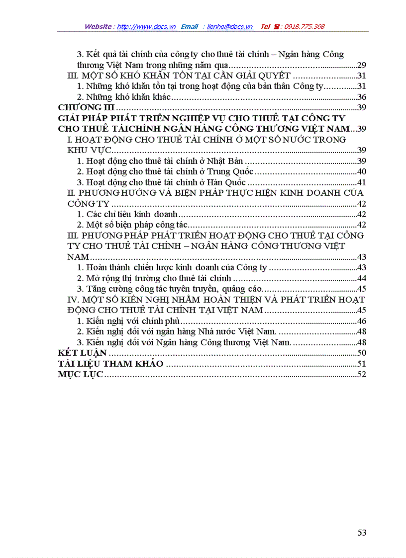 image for page Giải pháp hoàn thiện và phát triển hoạt động cho thuê tài chính tại Công ty cho thuê tài chính Ngân hàng Công thương Việt Nam