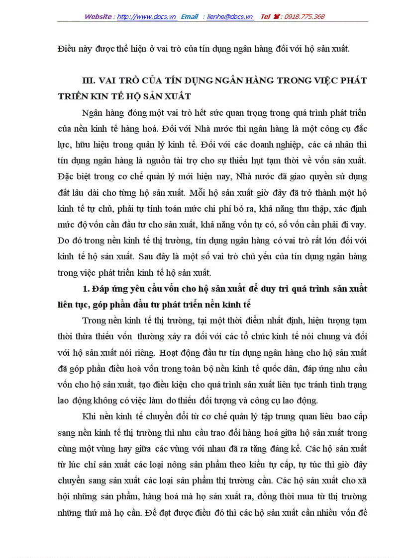image for page Một số giải pháp nâng cao chất lượng tín dụng hộ sản xuất tại NHNo PTNT Hà Tây
