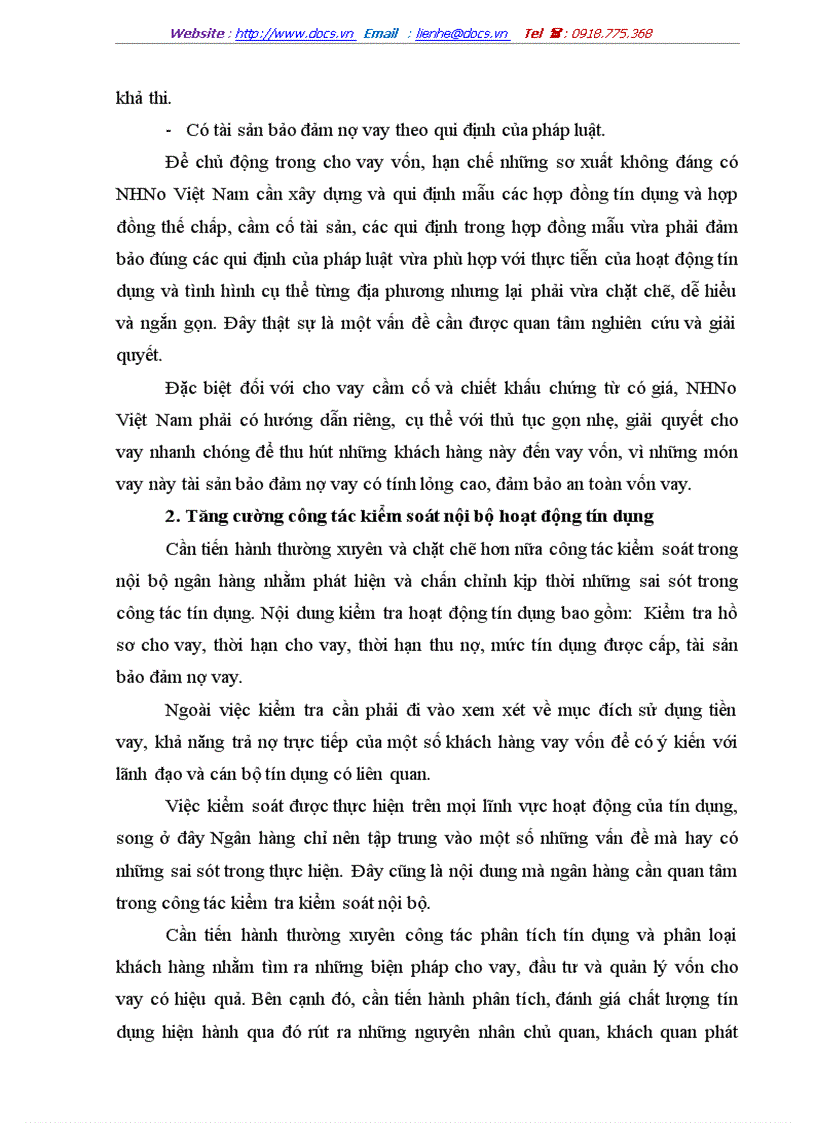 image for page Giải pháp nâng cao chất lượng tín dụng đối với các doanh nghiệp vừa và nhỏ tại chi nhánh ngân hàng nông nghiệp và phát triển nông thôn Nam Hà Nội