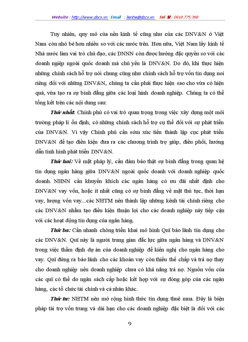 image for page Giải pháp tín dụng ngân hàng nhằm phát triển doanh nghiệp vừa và nhỏ tại Ngân hàng VP Bank