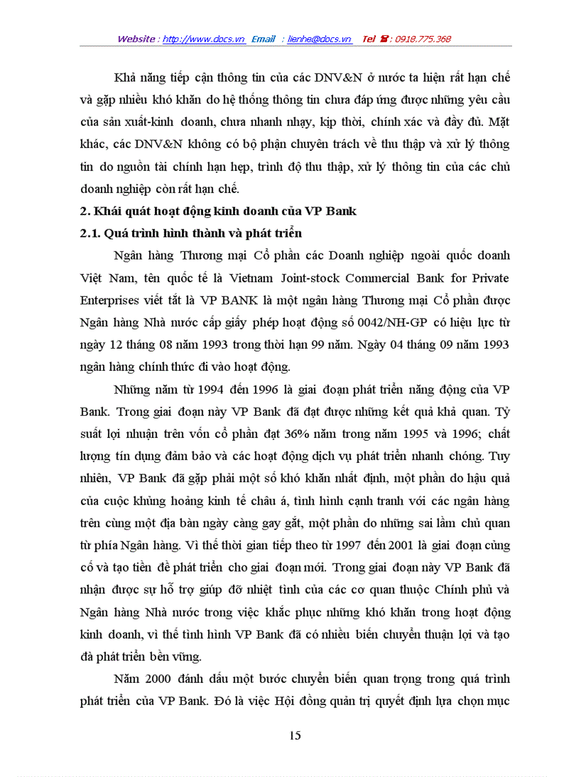 image for page Giải pháp tín dụng ngân hàng nhằm phát triển doanh nghiệp vừa và nhỏ tại Ngân hàng VP Bank