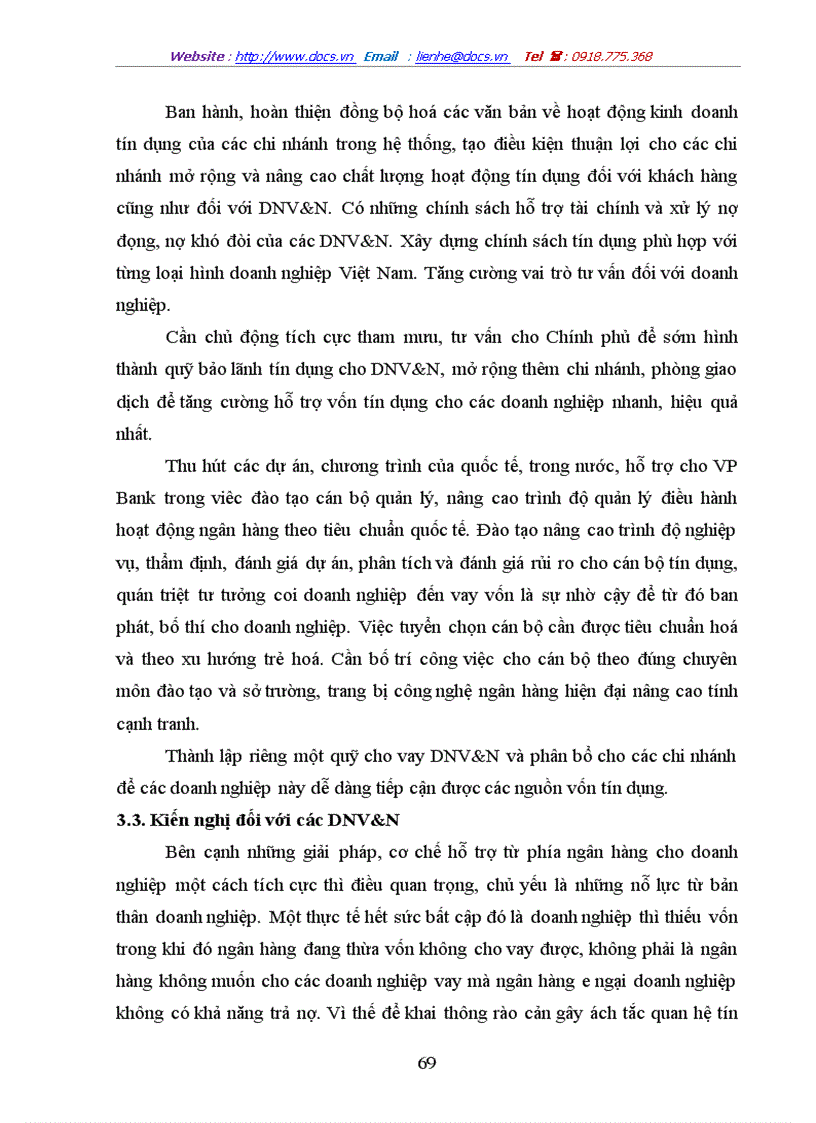 image for page Giải pháp tín dụng ngân hàng nhằm phát triển doanh nghiệp vừa và nhỏ tại Ngân hàng VP Bank