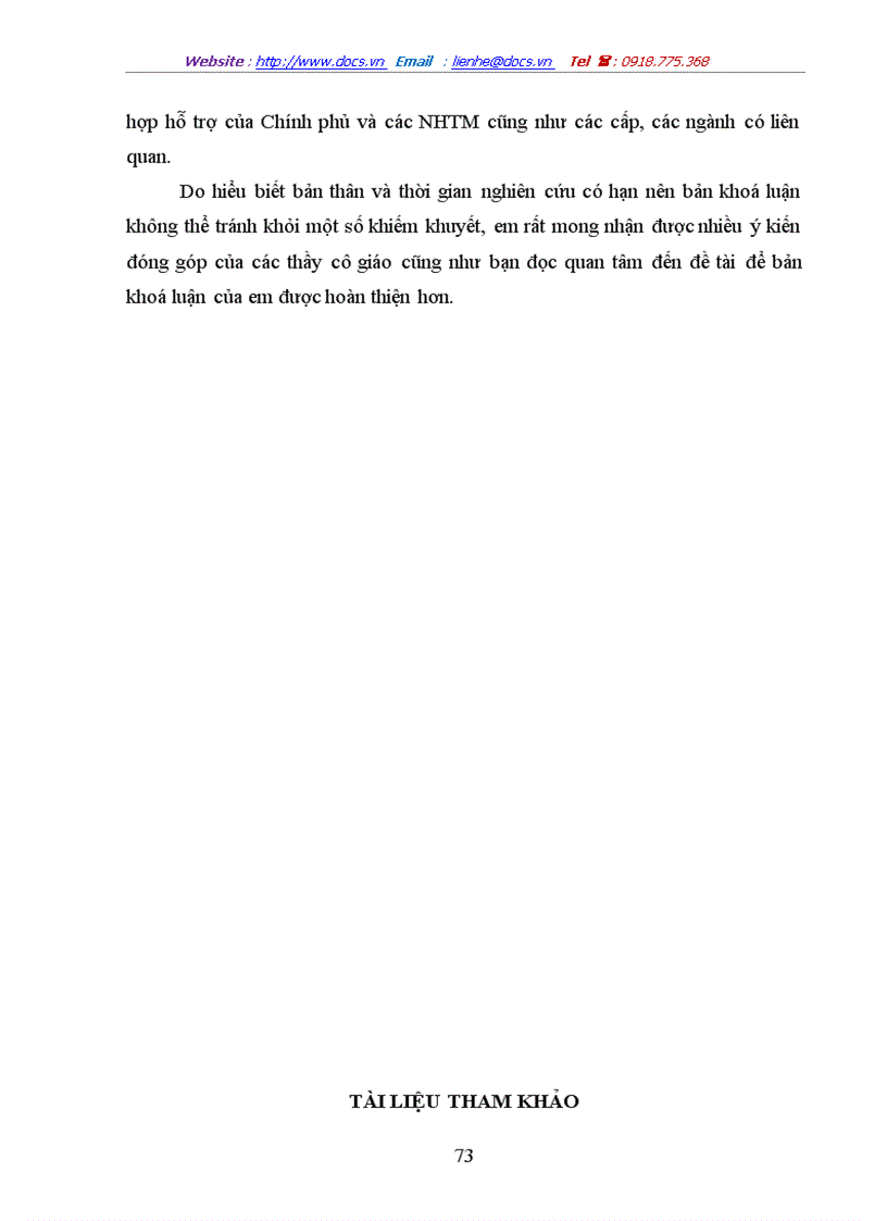 image for page Giải pháp tín dụng ngân hàng nhằm phát triển doanh nghiệp vừa và nhỏ tại Ngân hàng VP Bank