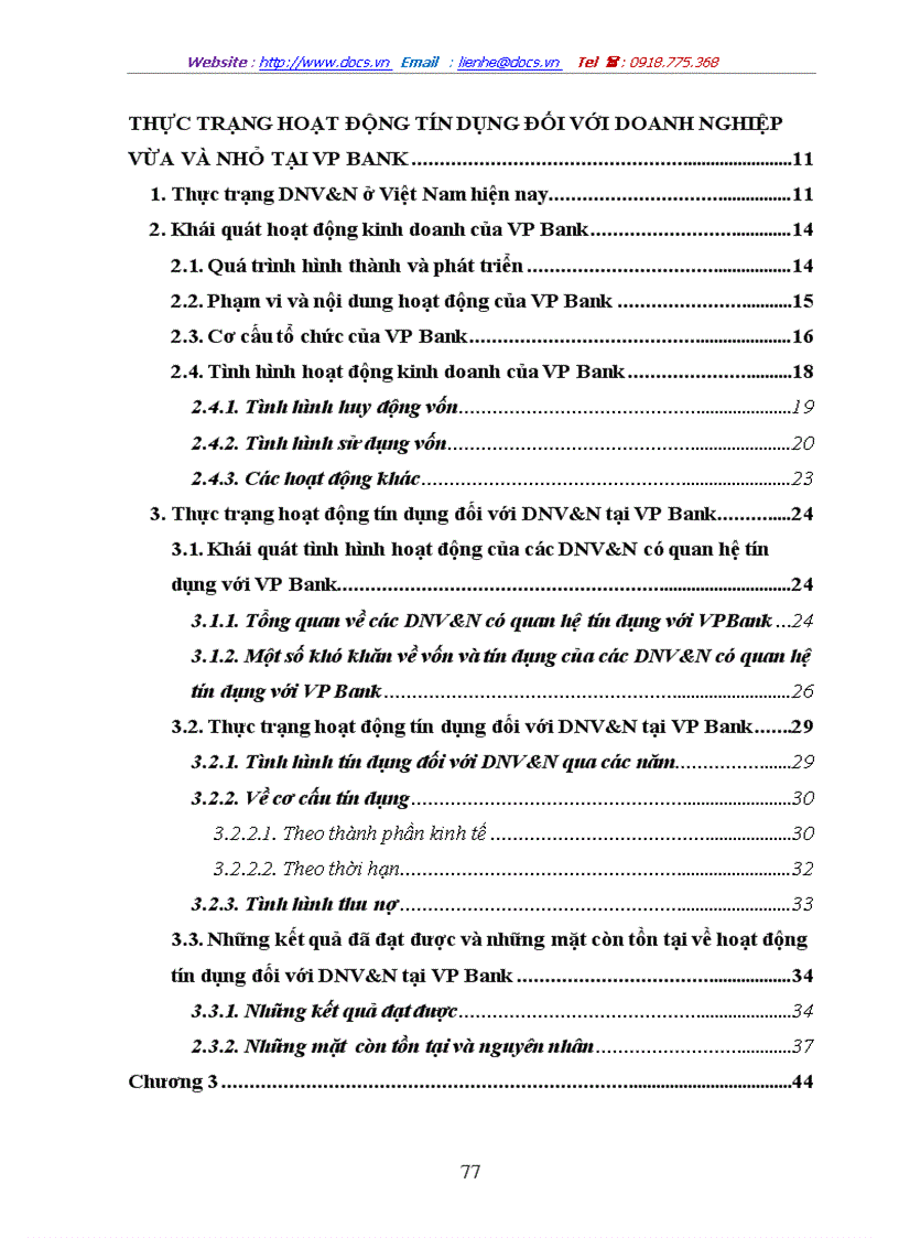 image for page Giải pháp tín dụng ngân hàng nhằm phát triển doanh nghiệp vừa và nhỏ tại Ngân hàng VP Bank
